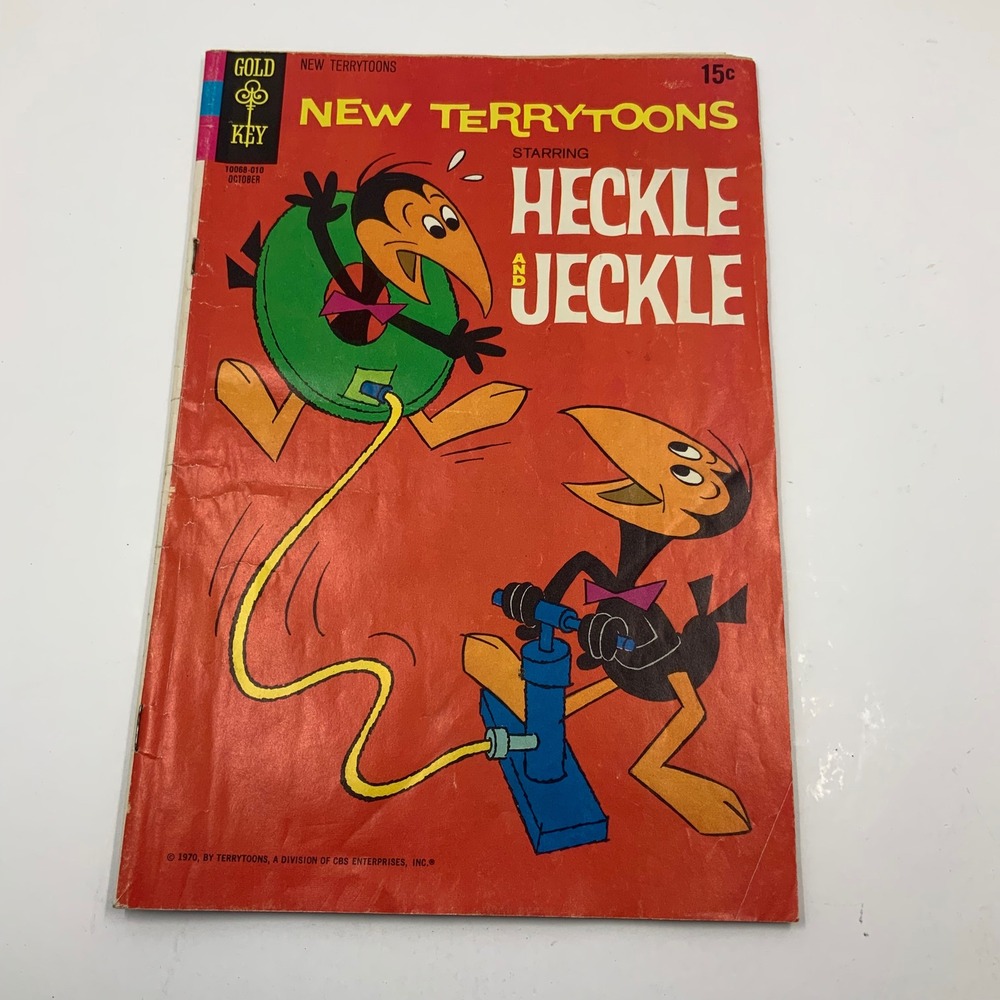 Gold Key New Terrytoons Heckle and Jeckle‎ Comic Book October 1970 10068-010 15c